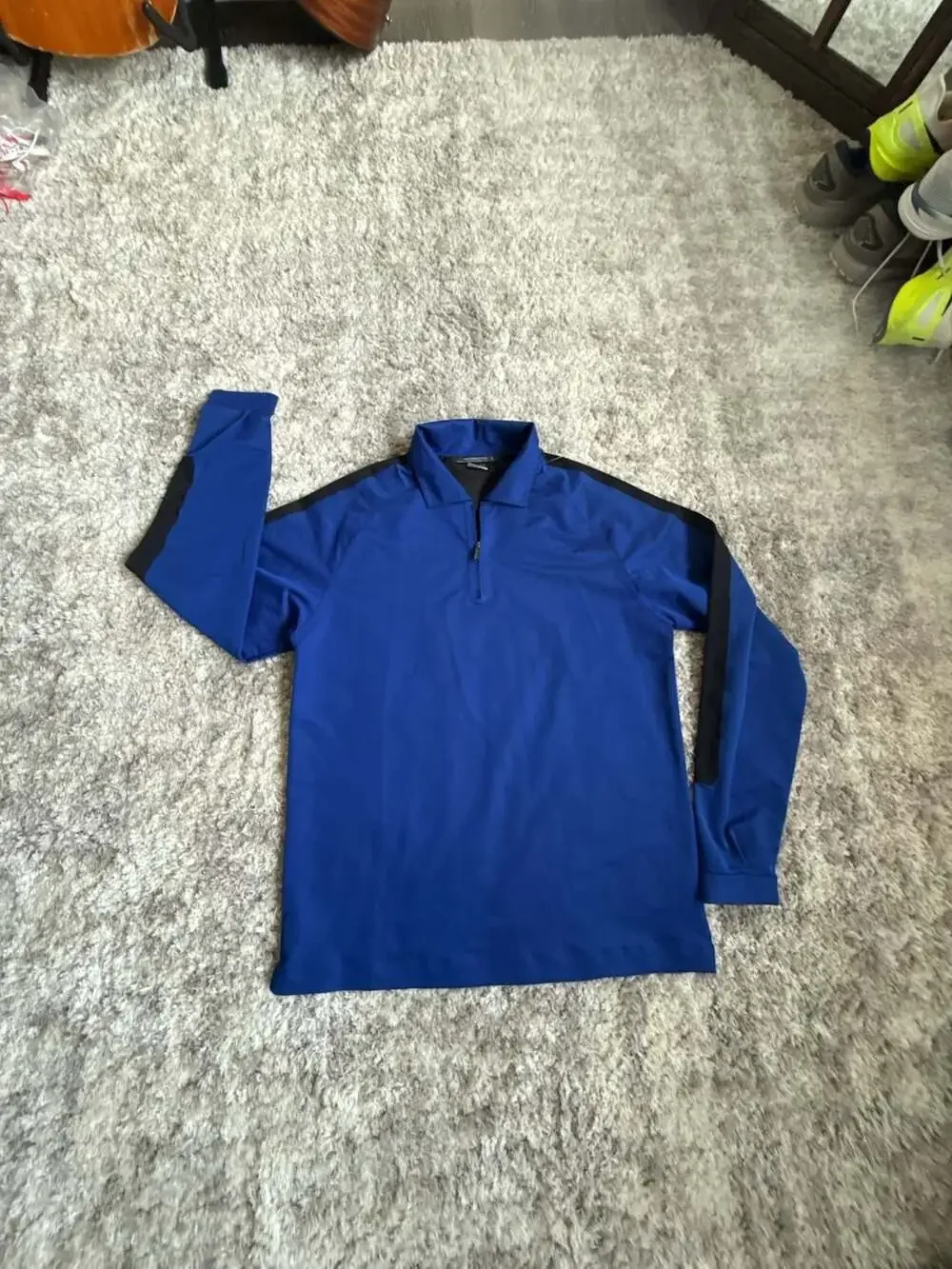Tiger Woods Platinum Nike Golf Dri-FIT 1/4 Zip Pullover